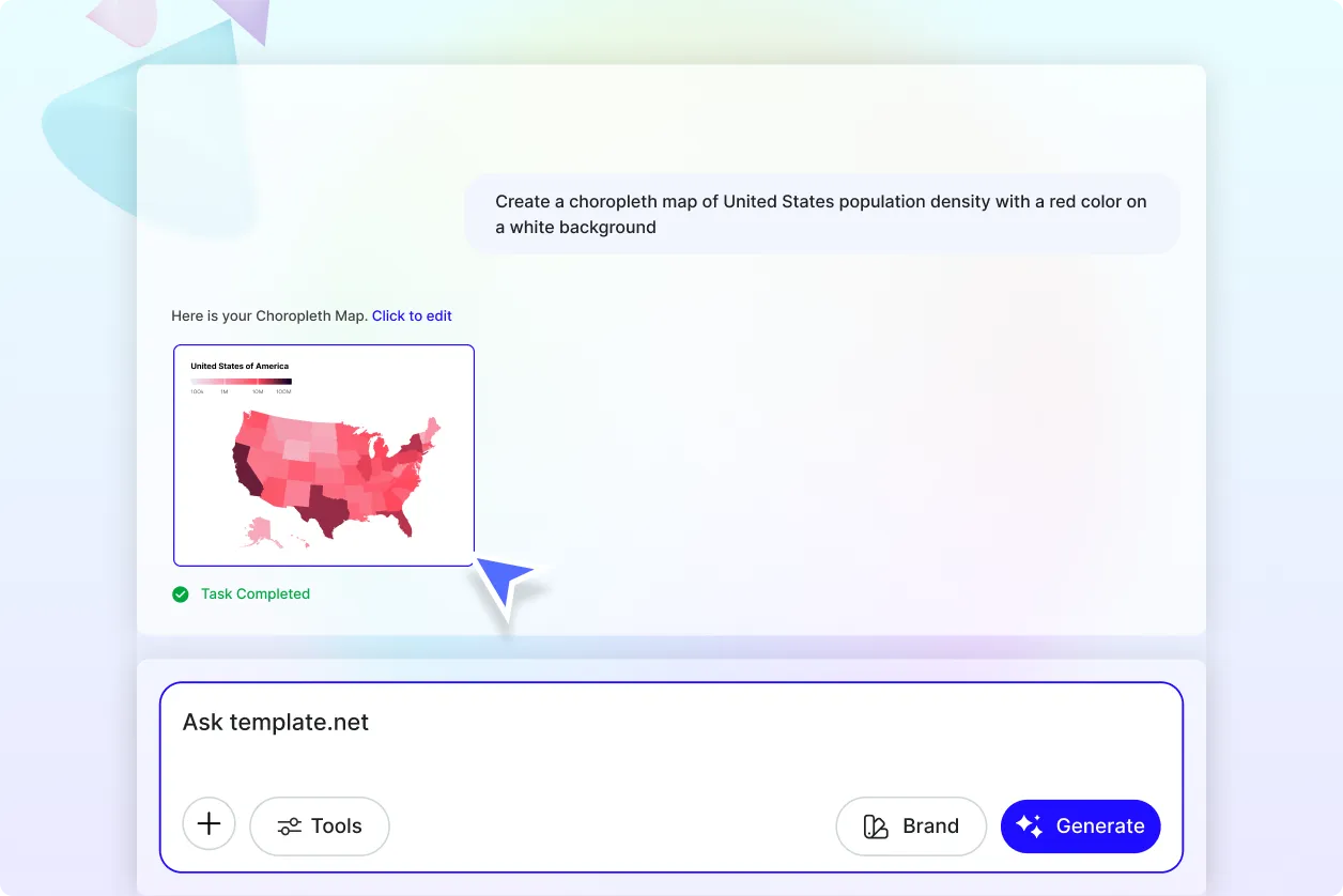 Free AI Choropleth Map Generator, AI Choropleth Map Maker Online